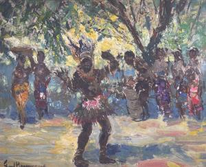 HAGEMANS Paul 1884-1959,Danse en Haïti,Saint Germain en Laye encheres-F. Laurent FR 2025-05-24