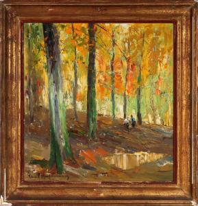 HAGEMANS Paul 1884-1959,La forêt en robe d'or,Cannes encheres, Appay-Debussy FR 2024-02-23