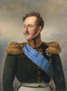 HAGEN SCHWARZ Julie Wilhelmine 1824-1902,Portrait of Emperor Nikolai I,Bonhams GB 2016-06-08