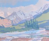 HAGEN Terry 1900-1900,HEADWATERS, SUNWAPTA RIVER,1981,Hodgins CA 2011-02-07