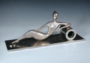 HAGENAUER Carl 1872-1928,The stylised figure in a recumbent pose leaning ag,Cheffins GB 2015-04-30