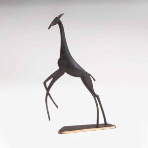 HAGENAUER Carl 1872-1928,walking giraffe,Stahl DE 2017-04-29