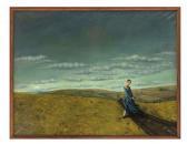 HAGENAUER Karin 1900-1900,Frau in weiter Landschaft,1963,Historia Auctionata DE 2013-04-13