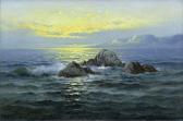HAGERUP Nels 1864-1922,Seascape at Sunset,Clars Auction Gallery US 2009-10-11