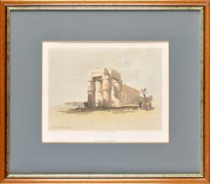 HAGHE Louis 1806-1885,AT LUXOR: THEBES, UPPER EGYPT,Anderson & Garland GB 2014-09-16