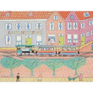 HAGOORT Pieter 1887-1975,LE TRAMWAY,Tajan FR 2019-11-26