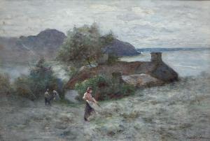 HAGUE Joshua Anderson,Haymaking in North Wales near Anglesey,David Duggleby Limited 2023-12-08