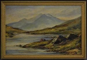 HAGUE Raoul 1905-1993,Fishing the Loch,Bamfords Auctioneers and Valuers GB 2017-05-24