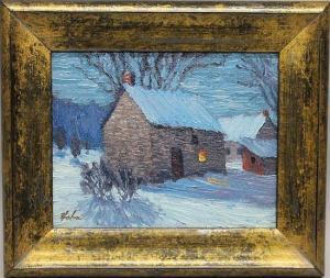 HAHN David 1900,Night Work,Alderfer Auction & Appraisal US 2013-03-14