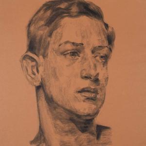 HAHN Robert 1883-1940,Kopf im Halbprofil eines jungen Mannes,Heickmann DE 2016-03-19
