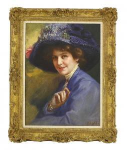HAHN Robert 1883-1940,PORTRAIT OF A YOUNG WOMAN,Sworders GB 2014-06-03