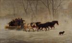 HAHN William Karl 1829-1887,Winter Sled,Elders US 2012-05-10