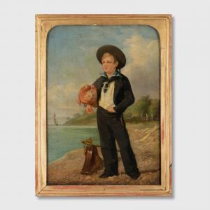 HAINSSELIN henry 1843-1853,Waiting for the Boat,1855,Bonhams GB 2022-11-29