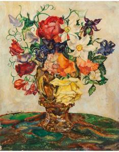 HAJNAL WLACH KLARA 1896,Vaso con fiori,1924,Wannenes Art Auctions IT 2010-11-30