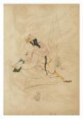 HALDAR Asit Kumar 1890-1964,Untitled (Lady Reading),Christie's GB 2020-03-18