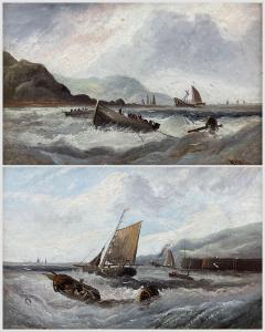 HALE William Matthew 1837-1929,Shipping off the Coast,David Duggleby Limited GB 2024-02-08