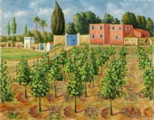 Halevi Aaron 1887-1957,Orchard in Jaffa,Montefiore IL 2008-09-24