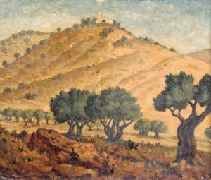 HALEVY Aharon 1887-1957,Landscape,Tiroche IL 2013-07-06