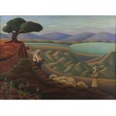 HALEVY Aharon 1887-1957,SHEPHERDS IN THE GALILEE,1927,Sotheby's GB 2007-02-27
