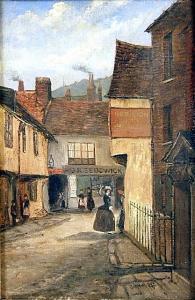 HALL C.G 1800,Views of St. James Street, Dover, Kent, with figur,1887,Canterbury Auction 2007-08-14