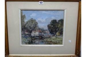 HALL Compton 1863-1937,The old bridge at Alfriston,Bellmans Fine Art Auctioneers GB 2015-05-20