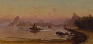 HALL Cyrenius 1830-1896,Bay of Rio de Janeiro,1866,Bonhams GB 2017-04-11