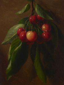 HALL George Henry 1825-1913,Cherries on a Branch,1963,Christie's GB 2024-01-18