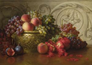 HALL George Henry 1825-1913,Roman Grapes and Pomegranates,1889,Shannon's US 2023-04-27