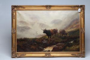 HALL H.R 1875-1902,Morning Mists Ben Lomond,Hartleys Auctioneers and Valuers GB 2021-01-20