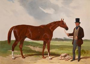 HALL Harry 1814-1882,A RACEHORSE WITH ITS OWNER,Dreweatts GB 2023-10-18