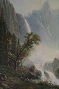 HALL J 1800-1900,epic mountain landscape,Crow's Auction Gallery GB 2019-07-31