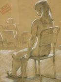 HALL John 1921-2006,Female study,Golding Young & Mawer GB 2017-11-22