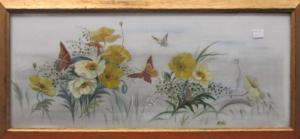 hall m 1900-1940,Still Life of flowers and butterflies,Cheffins GB 2018-03-22