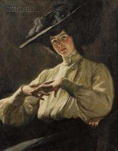 HALL Richard 1857-1942,Portrait of a Lady,Skinner US 2008-04-10