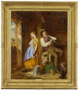 HALL Thomas P 1810-1870,Young Love,1860,Rosebery's GB 2020-09-23