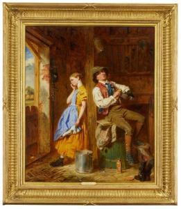 HALL Thomas P 1810-1870,Young Love,1860,Rosebery's GB 2020-03-25