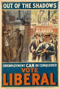 HALL Tom 1885,OUT OF THE SHADOWS / UNEMPLOYMENT CAN BE CONQUERED,1929,Swann Galleries US 2017-08-02