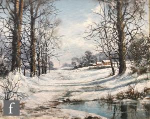 HALLARD Nigel 1936-2020,A winter landscape,Fieldings Auctioneers Limited GB 2021-09-16