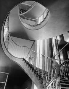 HALLENSLEBEN Ruth 1898-1977,Treppe eines modernen Industriegebäudes,1956,Lempertz DE 2004-05-08