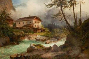HALLER Michael 1800-1800,Alpine Landscape,Palais Dorotheum AT 2013-03-09