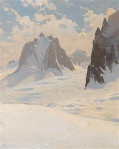 HALLER Tony 1907-1944,View of Mont Blanc,Palais Dorotheum AT 2017-06-29