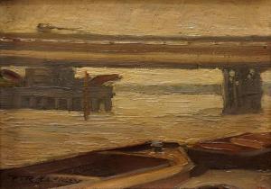 HALLIDAY FRANCIS ROBERT 1884-1976,Bloor Viaduct over the Humber River,Rosebery's GB 2019-04-13