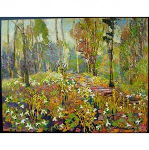 HALLIDAY FRANCIS ROBERT 1884-1976,SPRING ON THE PEARSON ESTATE,1955,Waddington's CA 2013-03-14