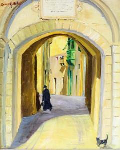 HALLIDAY Sylvia 1900-1900,The Greek Gate Mdina,1968,Bellmans Fine Art Auctioneers GB 2017-06-20