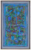 HALSEY William Melton 1915-1999,Rainy Day Painting,1994,Brunk Auctions US 2018-11-17