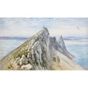 HALSWELLE Keeley 1832-1891,A VIEW OF GIBRALTAR,Freeman US 2016-12-14