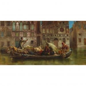 HALSWELLE Keeley 1832-1891,FRUIT GOING TO MARKET, VENICE,Lyon & Turnbull GB 2023-09-06