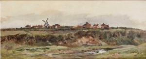 HALSWELLE Keeley 1832-1891,View of Danbury across the fields,Woolley & Wallis GB 2023-09-05