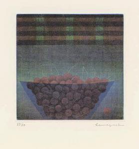 HAMAGUCHI Yozo 1909-2000,Blue Glass,1957,Galerie Bassenge DE 2015-05-30