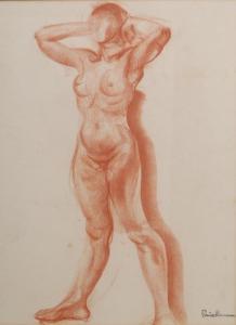 HAMANN Paul 1891-1973,Hanmam  Nude Study,Bamfords Auctioneers and Valuers GB 2014-07-04